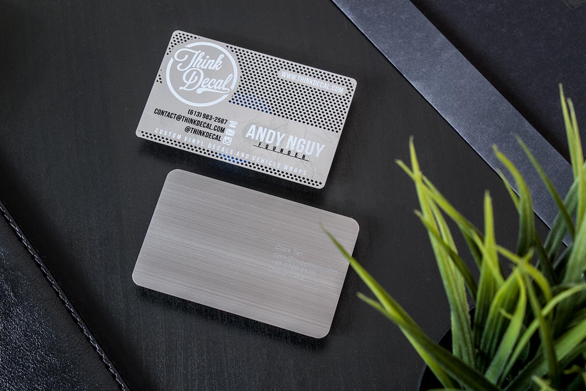 Stainless Steel Business Cards | Luxury Printing